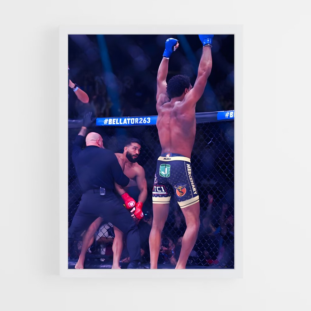 Poster Strike for Justice – affiche MMA (vue 3)